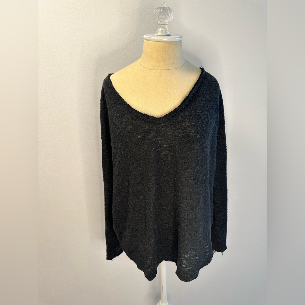 Urban Outfitters Soft & Fuzzy V-Neck Knit Shirt